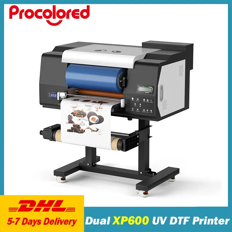 Procolored 2 In 1 Uv Dtf Printer A3 Dual Xp600 Printhead Sticker Printer  With Stand For Uv Dtf Cup Wraps Lrregular Shape Surface – HQ
